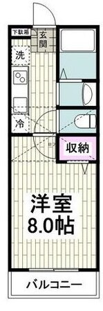 エスポワール・港南IIの物件間取画像